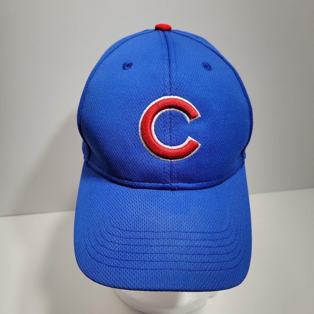 Chicago Cubs Hat Cap Strapback Blue Outdoor Cap MLB Baseball OSFM Mens